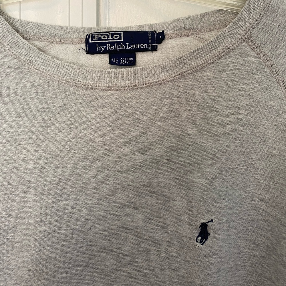 Polo by Ralph Lauren men’s gray crewneck - Picture 2 of 5